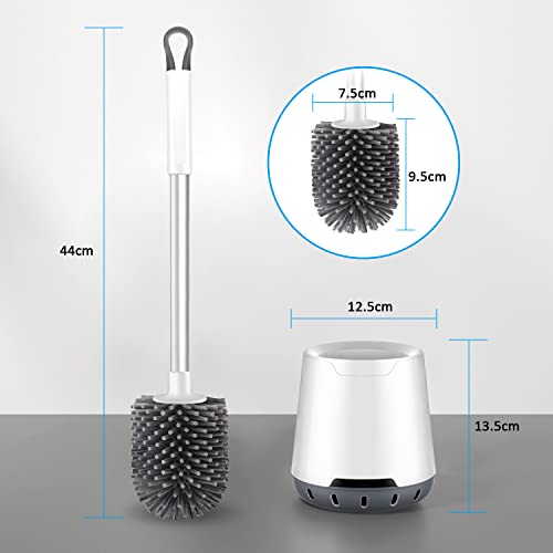 Scopino per WC Bagno 2 Pacchi, Spazzolone WC