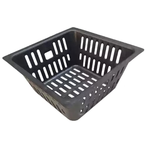 GOCHUSX Catch Basin Drain Filter, Square Catch Basin Drain Filter, Sinking Rainwater Outlet Trash Catcher for Garden, Lawns, Landscaping Patio Sidewalks(Black-1PC,59.5x59.5x15cm)