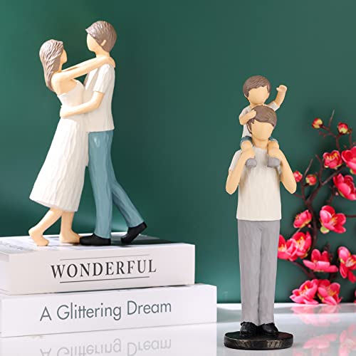 Lccck Dancing Couple Figurine,Couple Gifts For Him And Her, Gifts For Christmas, Sculpture Romantic Couple Figurines Modern Family Statue Couple Showpiece,Love Sculpture For Table Bookshelf Decor #TOP4