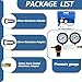 Handor Cylinder Leak Down Tester Kit Dual Pressure Gauges Engine Compression Leakdown Detector Leakage Test Set for Gasoline Engine Leak Detection Tester Kit Piston Ring Valve Head Gaskett