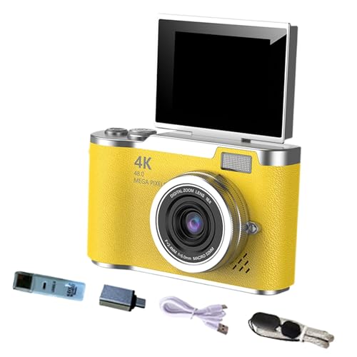 Câmera Digital com Zoom 8x e Tela Flip