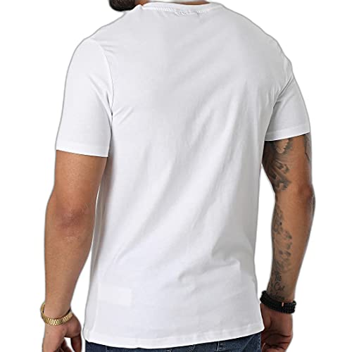 Everlast Spark Graphic, Camiseta para Hombre, Blanco, M