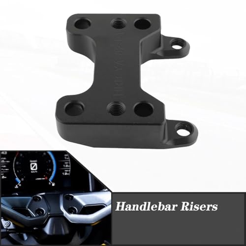 Rehausseurs de guidon noirs pour moto T-MAX 560 2022-2023 réduire fatigue dos fixations