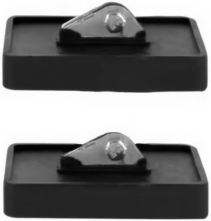 Extension Ladder Replacement Shoe Kit, Extension Ladder Feet Foot Pads Cover, Ladder Accessories Parts (Black)