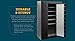 SnapSafe Super Titan Digital Modular Safe 75011 - Measures 59”H x 38”W x 17.5”D- Black