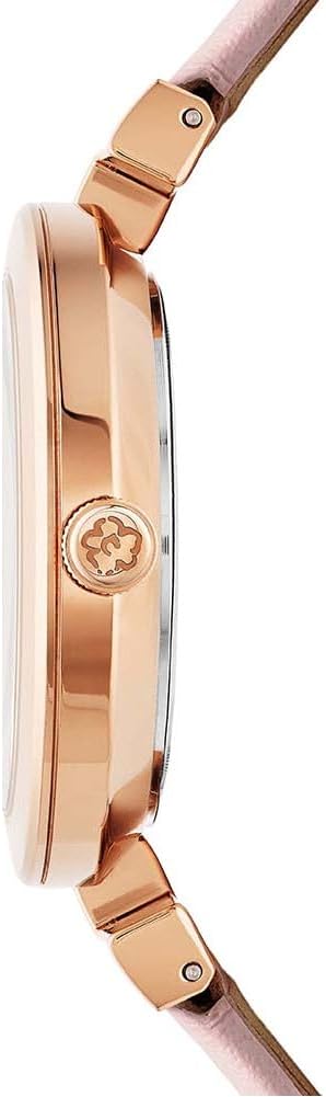 Ted Baker Darbey Pink Leather Strap Watch (Model: BKPDAF2029I)