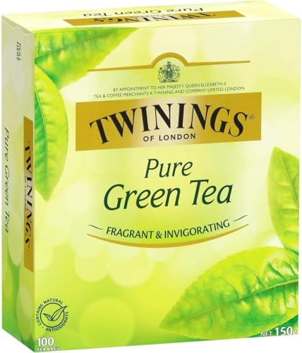 Twinings Tea – All Natural, Pure Green Tea Bags –...