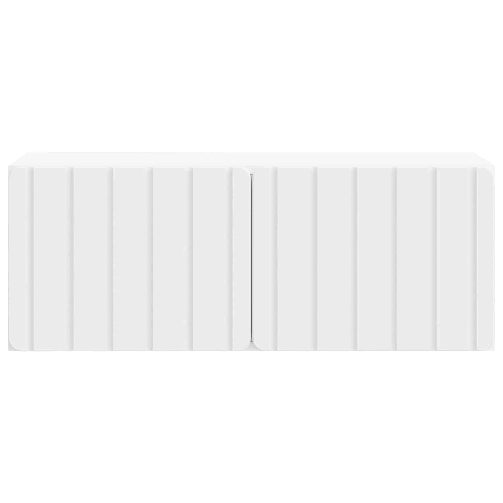 Gecheer Wandmontierter TV-Schrank Weiß 78,5 x 31 x 30 cm Holzwerkstoff, Fernsehschrank Fernsehtisch TV-Lowboard für Wohnzimmer Home-Cinema Gamerzimmer898375