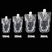 Just E Joy 100x Drink Pouches Disposable Plastic Drinking Flasks Packaging Bag w/Rotating Nozzle Hand-held Clear Smoothie Bags for Juice Milk Brewing Beer Storaging Liquid