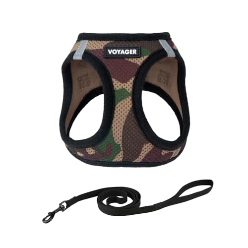 Image of Voyager Step-in Pet Harness - All Weather Mesh, Adjustable Step in Harness for Cats and Dogs by Best Pet Supplies - 307S Army Base, M
