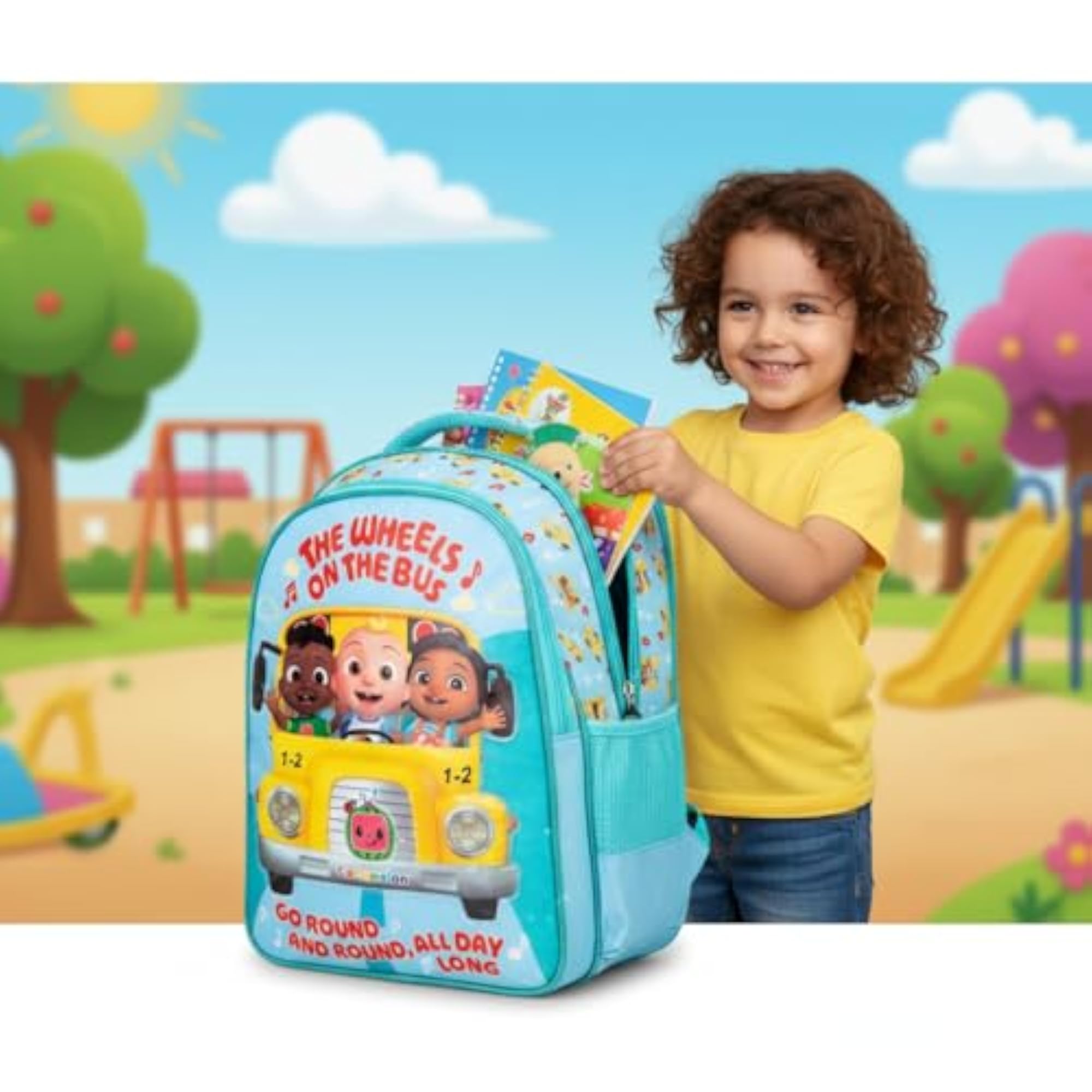 CoComelon Musical LED Backpack for Boys & Girls