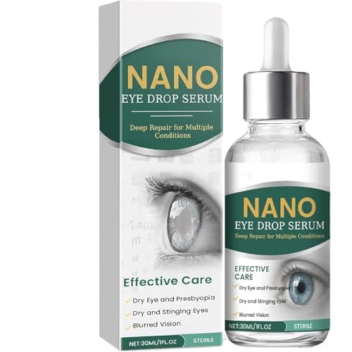 Suero colirio Nano, colirio, colirio para presbicia, para ojos secos, alivia la fatiga ocular, para el cuidado de los ojos (1pcs)