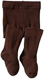 Jefferies Socks Baby Girls' Seamless Organic Cotton Tights, Chocolate, 18 24 Months