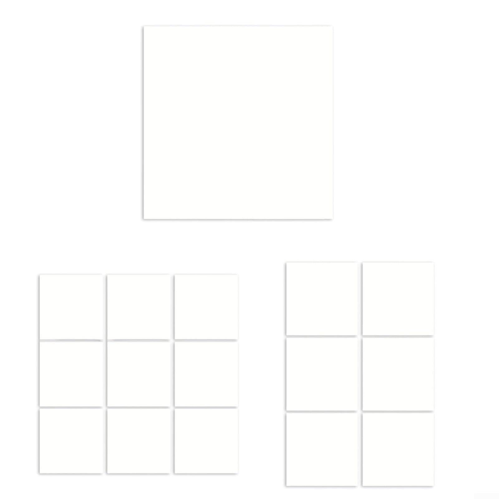 Samoprzylepne płytki filcowe jako tarcze do darta, ochrona ściany, 600 x 600 x 12 mm, białe – ochrona przed hałasem i pielęgnacja ścian, łatwy montaż bez narzędzi (900 x 900 x 12 mm)