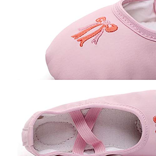 Artibetter Sapatos de balé com sola macia, sapatilha de balé para dança e prática de dança sapatos e