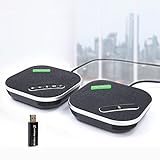 Wireless Speakerphone Conference Speaker,Daisy Chain 2.4G USB Speaker with Expandable Microphone...