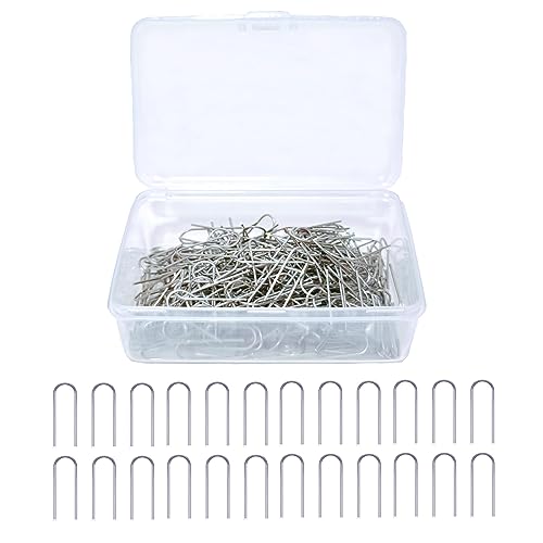 300 Pieces High Temperature Nichrome Wire Jump Rings for Ceramic Ornaments Glass Projects Porcelain and Stoneware Wire Diameter 21 Gauge with Plastic Storage Box