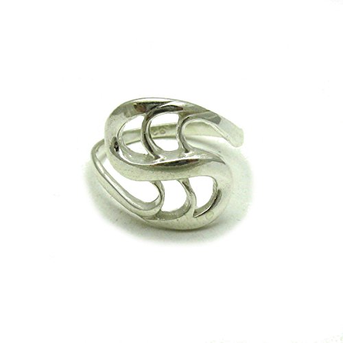 Bague en argent sterling 925 S solide Empress élégante et intemporelle