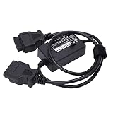 aqxreight Cable de Diagnóstico, OBD2 Cable Adaptador de Diagnóstico Macho a Hembra S.1279 S1279 Reemplazo del Módulo para Peugeout