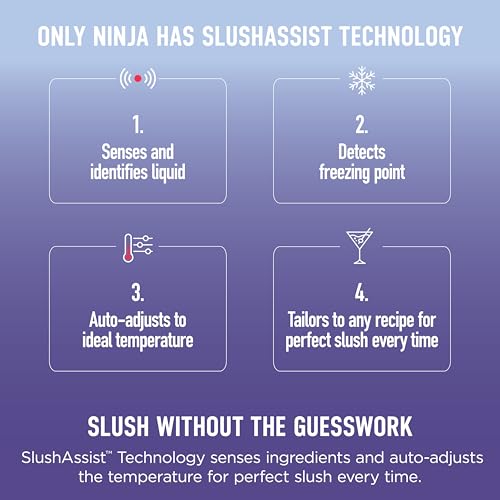 Image of Ninja SLUSHi Max XXL Smart Frozen Drink Maker | Top Performance & Smart Technology, Party-Size 150oz Capacity, No Ice Needed, 6 Programs, Ideal Temp & Texture up to 12 hours | Blue FS605SG