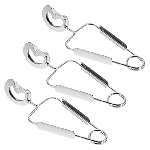 VINTORKY 3pcs Spring Food Clip Snail Tong Escargot Snail Clip for Kitchen Multi-Function Tong for Food Kitchen Tools Serving Dishes