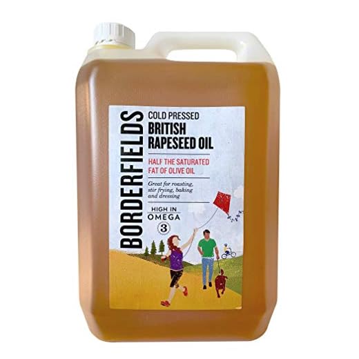 borderfields británico Premium prensado en frío aceite de colza 5 litros