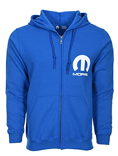 JH Design Men's Mopar Logo Hoodies in 3 Styles Pullover and Zip- Up Sweatshirts2