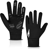 WESTWOOD FOX Winter Thermal Gloves Windproof Running Gloves Touch Screen Warm Anti Slip Silicone...