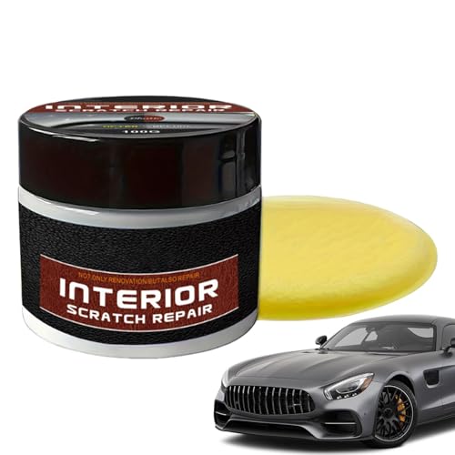 Generico Riparazione Graffi Cruscotto | ceras per Riparazioni Graffi Auto | Crema per Riparazioni Interni Auto | Restauratore Cruscotto Auto | ceras Naturale per Piccole Riparazioni di