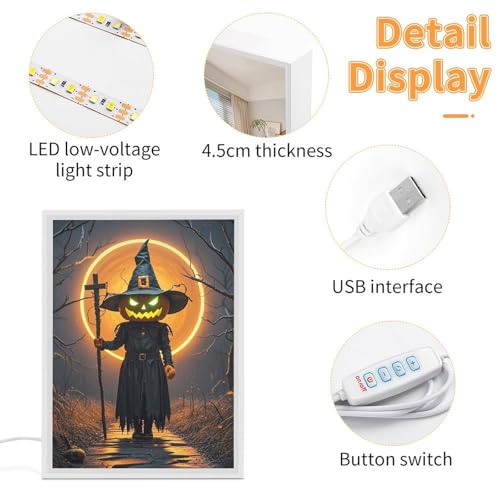 Miroir éclairé LED à intensité variable pour corriger les ombres du visage - 5