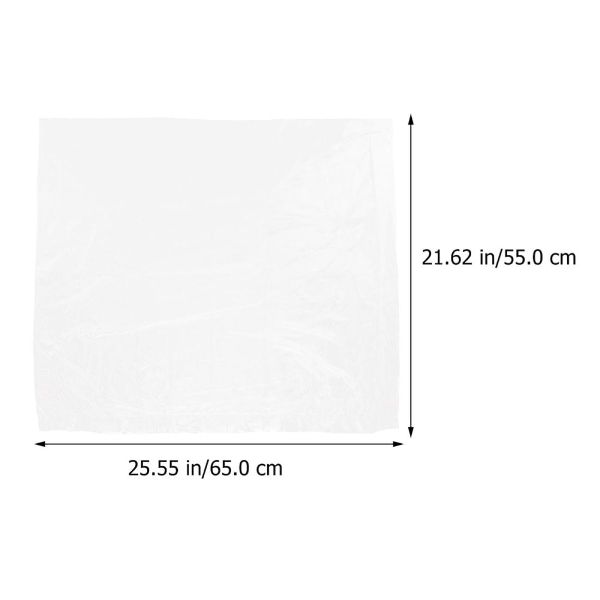 ibasenice 100pcs Disposable Foot Tub Liner Spa Liners for Bath Basin Bags Thick Plastic Foot Bath