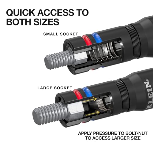 Douille à impact Klein Tools 656QS KNECT quad socket multi-taille SAE - 4