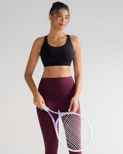 Image of RUNNING GIRL Sports Bra for Women, Molded Cup High Impact Sports Bras for Women with Sewn in Pads