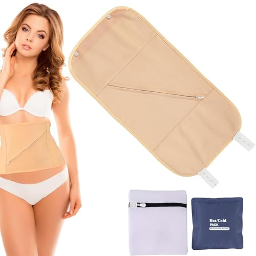 Envoltura estomacal con aceite de ricino - envoltura con aceite de ricino natural | Paquete de aceite de ricino para kit de hígado desorden reutilizable comodidad sueño ajuste corbatas suaves orgánica