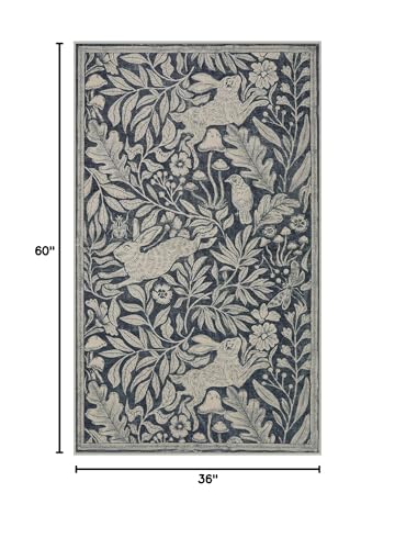 Tapete decorativo Lahome con diseño de bosque y conejo miniatura 2