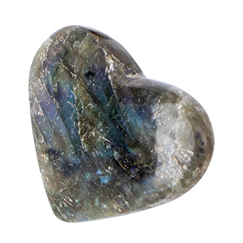 VILLCASE Cristal Coração Pedra Ametista Quartzo Cura Pedra Preciosa Amor Coração Chacra Reiki Balanc