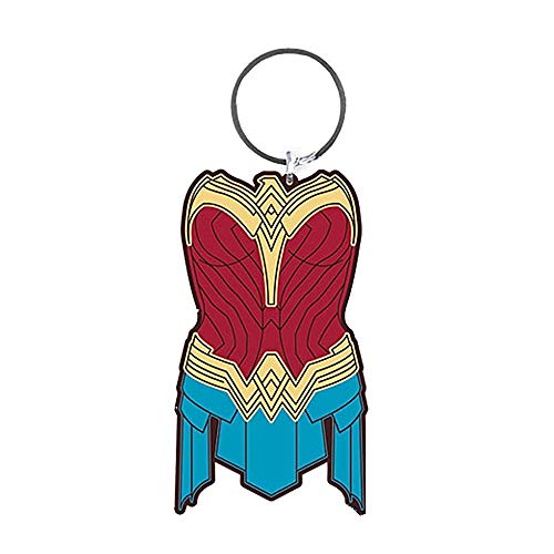 Pyramid International Wonder Woman 1984 (Amazonian Armor) Llaveros de Goma, Multicolor, Talla única...