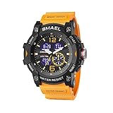 Watch for Men Digital Watch Dual Time Date Chronograph Analog Stopwatch Alarm Quartz Watch for Men M