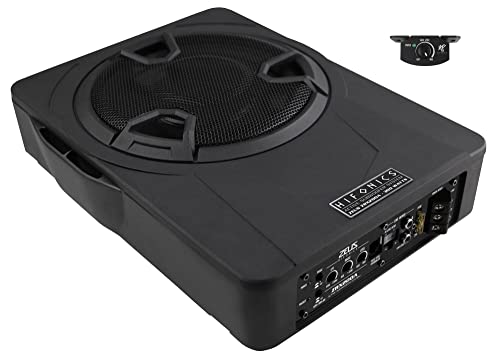 Hifonics ZRX200A | 20 cm Aktiv-Single-Bassreflex Untersitz Subwoofer