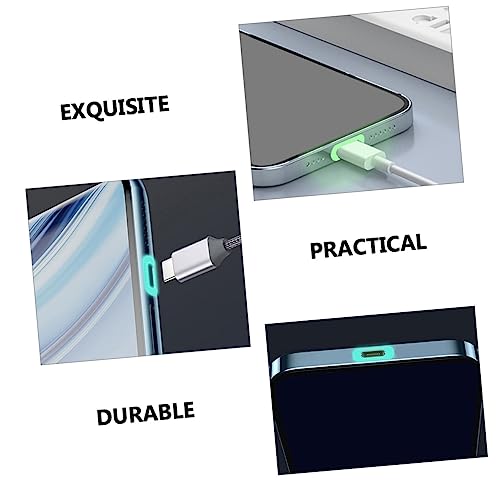 Protector de cargador luminiscente Hemobllo de film fluorescente para interfaz de cable móvil 6