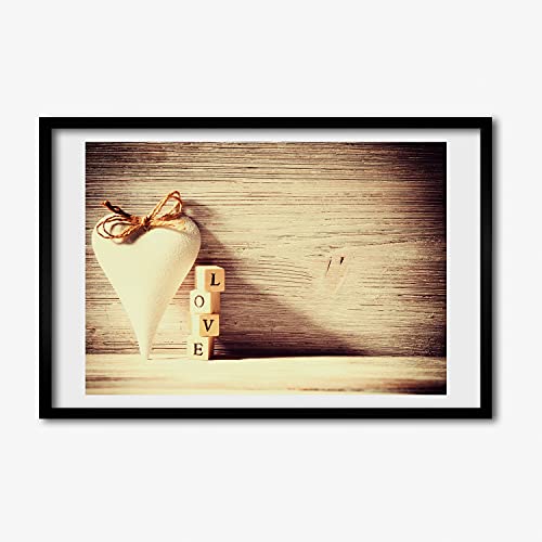 Cadre bois moderne 60x40 cm pour décorer votre chambre avec style Tulup