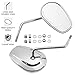 KEMIMOTO Side Mirrors for Road King Sportster Street Electra Glide Softail Dyna Road Glide Rear View Chrome 1982-2020 2021 2022 2023
