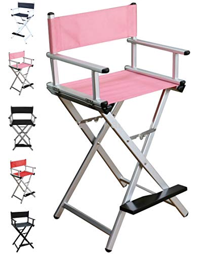 Polironeshop Deva - Chaise Pliante Professionnelle en Aluminium pour Maquillage, Esthétique, Salon de Beauté, Studio Photo, Evénements, et Utilisation Portable