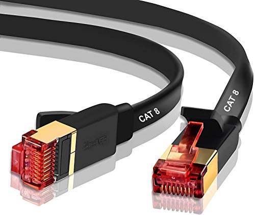 Cable de red CAT8 40 Gbps 2000 MHz IBRA de 10m con conectores SSTP RJ45