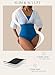 Aleumdr 2025 Fashion Womens One Piece Bathing Suit Tummy Control Swimsuit Round Neck Mesh Sleeve Swimming Athletic Swimwear Beachwear Stripes Blue Large