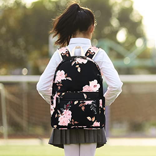 Bluboon Teens Backpack Set Girls School Backpack Lunch Box Pencil Bags Student Bookbags 3 in 12