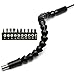 VIENNAGE Flexible Extention Screwdriver Drill Bit Holder with Magnetic Quick Connect Drive Shaft Tip