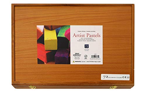 PRO ART Artist Pastel Set, 72 Count (Pack of 1), Assorted
