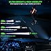 Reflective Sash Gear for Walking at Night,Flashing LED Reflective Belt Safety Lights for Walkers Night Dog Walking Biking Running,High Visibility Rechargeable with Wear 2 Ways for Men Women (Orange)
