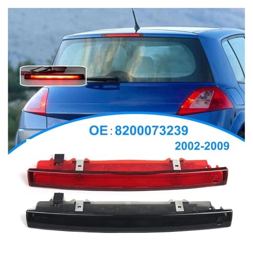 Troisième feu arrière pour Megane MK2 Hatchback 02-09 rouge 8200073239 - 2